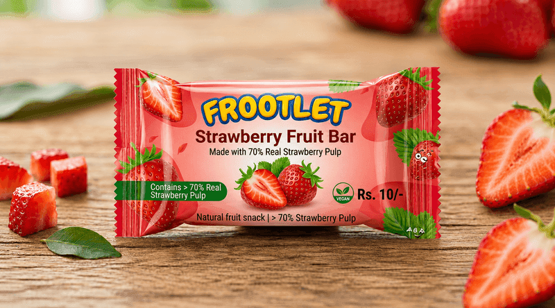 Frootlet Strawberry Fruit Bar